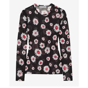 Molly Goddard mesh daisy shirts Black US 10